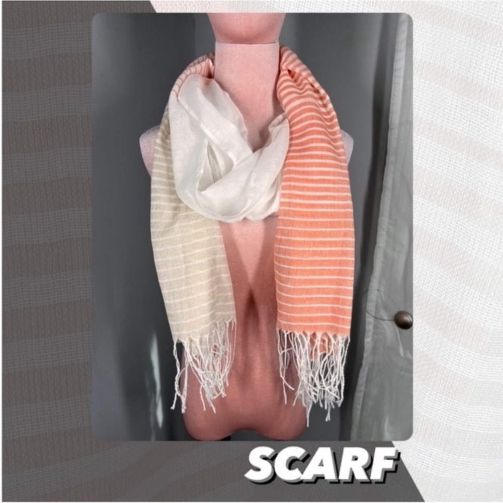 GUC Striped Two Tone Scarf